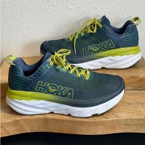 Hoka One One Bondi 6 Womens 8.5 Mens 7 Running Shoes Dresden Blue 1019269 DTGO